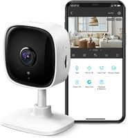 Внутренняя камера видеонаблюдения Tapo TP-Link 2K с функцией наблюдения за детьми, камерой для собак с датчиком движения, двусторонней аудиосиреной, ночным видением, облачным хранилищем и SD-картой (до 256 ГБ), работает с Alexa и Google Home (C110) 1000014556