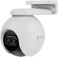 Камера видеонаблюдения EZVIZ C8PF Full HD WiFi с двумя объективами и функцией панорамирования и наклона — обзор 360°, слот для карты MicroSD, интеллектуальное ночное видение, черная (CS-C8PF-A0-6E22WFR) 1000014560