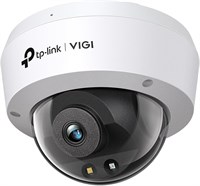 Купольная сетевая интеллектуальная камера видеонаблюдения TP-Link VIGI 5 Мп, полноцветная, с функцией обнаружения на базе искусственного интеллекта, сжатием H.265+, широким динамическим диапазоном 120 дБ, IK10, IP67, PoE/12 В постоянного тока, двустороння 1000014656