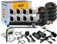 Tomvision 8-канальная AHD-камера 1080P/2.0MP 1920X1080 Full HD с жестким диском 1 ТБ и гибридным 5-в-1 DVR 1080N, комплект для видеонаблюдения 1000014663