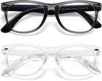 Очки DYLB Kids, блокирующие синий свет, для девочек и мальчиков, комплект из 2 шт., компьютерные очки для детей от 3 до 9 лет, защита от синего света и головной боли 1000016938