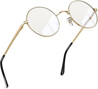 Очки Joopin, блокирующие синий свет, для мужчин и женщин, круглые прозрачные линзы, очки с защитой от усталости глаз и ультрафиолетовых бликов для игр на компьютере и телевизоре 1000016963