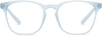 HUSTLR Lenskart — для детей 8–12 лет | Небесно-голубые компьютерные очки с защитой от бликов и нулевой мощностью | Квадратная оправа | HP D15011 1000016966