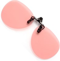 Очки VANANA Rose Tinted для коррекции светочувствительности - FL Clip-On Очки от мигрени Компьютерные линзы с фильтром синего света 1000017023