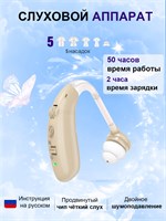 У пожилых людей есть возможность использовать слуховой аппарат с зарядными устройствами для усиления звука. 1000017839