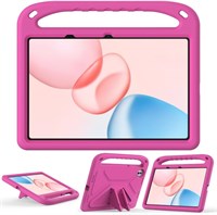 Чехол SKEIDO для Honor Pad 10 12,1 дюйма, выпущенный в 2025 году. Детский чехол для планшета — прочный и легкий, ударопрочный защитный чехол-подставка из ЭВА, совместимый с Honor Pad 10 12,1 дюйма (2025) (розово-красный) 1000018591