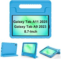 Детский чехол ProCase для Galaxy Tab A11 / A9 8,7 дюйма, ударопрочный чехол с ручкой-подставкой, легкий детский защитный чехол для Galaxy Tab A11 (2025) / A9 (2023) SM-X130/X110 - синий 1000018622