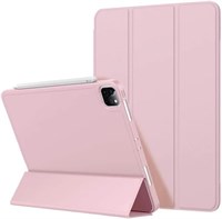 Чехол для планшета Next Store Premium, совместимый с Samsung Galaxy S7 FE 2021/S9 Plus/S9 FE Plus/S10 Plus 12,4 дюйма, тонкий и легкий, с функцией автоматического пробуждения/перехода в спящий режим, подставкой с несколькими углами наклона (розовый) 1000018643