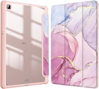Чехол SKEIDO Funda для Samsung Galaxy Tab S6 Lite (2020/2022) 10.4 P610 P615 с держателем для карандаша, тройной складной чехол-подставка (мраморно-розовый) 1000018647