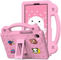 Чехол для планшета Joyzzz Kids, подходит для детей, совместим с Galaxy Tab A9 8,7 дюйма, симпатичный дизайн своими руками, ручка с подставкой, лёгкий защитный чехол из ЭВА (розовый) 1000018693