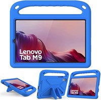 Детский чехол для планшета Lenovo Tab M9 2023 9 дюймов (TB-310FU), легкий, ударопрочный, прочный, из вспененного ЭВА, чехол с ручкой-подставкой для детей, синий 1000018725