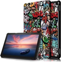 Чехол для совершенно нового планшета Amazon Kindle Fire HD 8 и планшета Fire HD 8 Plus (8 дюймов, 10-го поколения, выпуска 2020 года), тонкий складной чехол-подставка с функцией автоматического пробуждения/спящего режима 1000018727