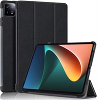 Чехол eWINNER, совместимый с Xiaomi Mi Pad 6/Mi Pad 6 Pro 2023, тонкий чехол-подставка с тремя углами обзора из искусственной кожи с функцией автоматического перехода в спящий режим и пробуждения (черный) 1000018728