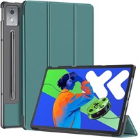 Чехол для планшета Lenovo Idea Tab Pro 12,7 дюйма (2025): легкий тонкий чехол-подставка из искусственной кожи для планшета Lenovo Idea Tab Pro 12,7 дюйма (темно-зеленый) 1000018758