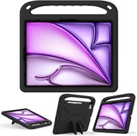 Чехол SKEIDO для iPad Air 13 дюймов M2 (2024)/Pro 13 дюймов (2024) M4, детский чехол для планшета — прочный и легкий ударопрочный защитный чехол-подставка из ЭВА для iPad 13 дюймов (2024) (черный) 1000018778