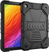 Чехол для планшета Samsung Galaxy Tab A9 Plus/A9+ 11 дюймов (2023) SM-X210/X215/X216/X218 с подставкой + силиконовый противоударный защитный чехол - черный 1000018779