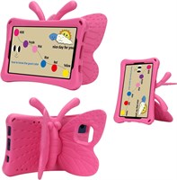 Совместимый с чехлом для Samsung Galaxy Tab A9 для девочек, 8,7 дюйма, выпущен в 2023 году с подставкой-бабочкой, противоударный защитный чехол для всего корпуса 1000018788