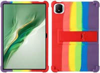 Чехол-подставка Gruattreay, совместимый с планшетом Honor MagicPad 2 2024 (12,3 дюйма), силиконовый защитный чехол для Magic Pad 2 12,3 дюйма (радужный) 1000018789