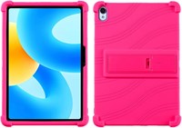 Чехол-подставка для планшета Huawei Matepad 2023 11,5 дюйма, силиконовый защитный чехол (розово-красный) 1000018791