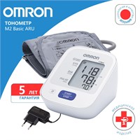 Omron M2 Basic 7121ARU тонометр с адаптером, обладающий функцией интеллектуального измерения Intellisense. 1000019510