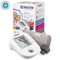 Автоматический тонометр B.Well PRO-33 с адаптером 1000019593