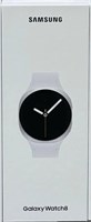 Samsung Galaxy Watch 8 (версия для Латинской Америки) SM-L330NZ (44 мм) Bluetooth, фитнес-трекер с функцией отслеживания состояния здоровья, пульса, сна и тренировок (серебристый/белый ремешок SM-L330NZSALTA) 1000020449