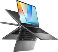 Ноутбук ASUS Vivobook 14 Flip, 14-дюймовый сенсорный OLED-дисплей WUXGA, процессор Intel Core Ultra 7 256V, 16 ГБ оперативной памяти LPDDR5X, твердотельный накопитель PCIe 4.0 объемом 1 ТБ, графика Intel Arc Graphics, веб-камера FHD с ИК-подсветкой, клави 1000020534