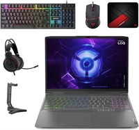 Ноутбук Lenovo LOQ 16IRH8, в комплекте игровая клавиатура 1-й серии + мышь + коврик для мыши + гарнитура + подставка для гарнитуры, процессор Intel i7-13620H, 32 ГБ ОЗУ - 1 ТБ SSD, видеокарта GeForce RTX 5060 8 ГБ (возможно обновление). 1000014945