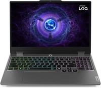 Игровой ноутбук Lenovo LOQ 15IRX9, 15,6-дюймовый FHD IPS-дисплей с частотой 144 Гц, процессор Intel Core i5-13450HX, 24 ГБ оперативной памяти DDR5, SSD-накопитель 512 ГБ, видеокарта NVIDIA GeForce RTX 4050 6 ГБ, клавиатура с подсветкой (английский язык), 1000020603