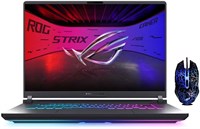 Игровой ноутбук ASUS ROG Strix G16 (2025), 16-дюймовый FHD+ дисплей 16:10 165 Гц/3 мс, видеокарта NVIDIA GeForce RTX 5060, процессор Intel Core i7-14650HX, 16 ГБ DDR5 | SSD M.2 PCIe 2 ТБ | Wi-Fi 7, Windows 11 Pro с фирменной мышью. 1000020614