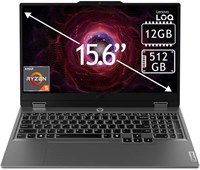 Lenovo  - Игровой ноутбук LOQ 15,6" Full HD - AMD Ryzen 5 7235HS - 12 ГБ оперативной памяти - 512 ГБ SSD - NVIDIA GeForce RTX 4050 6 ГБ - Windows 11 - Цвет Luna Grey (гарантия 1 год, США) 1000020619