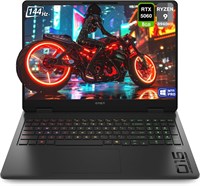 Игровой ноутбук HP OMEN, AMD Ryzen 9-8940HX, 32 ГБ оперативной памяти DDR5, SSD-накопитель PCIe 1 ТБ, 16-дюймовый экран 2K (1920 x 1200) 144 Гц, видеокарта Nvidia G-Force RTX 5060, клавиатура с подсветкой, Windows 11 Pro, цвет Shadow Black. 1000020621