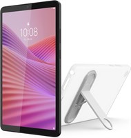 Планшет Lenovo Tab One с прозрачным чехлом, 8,7-дюймовый HD-дисплей, яркость 480 нит, защита от отпечатков пальцев, сенсорный экран, процессор MediaTek Helio G85, 4 ГБ ОЗУ, 128 ГБ памяти, Android 14 - [ZAF00123AE], цвет Luna Grey 1000020761