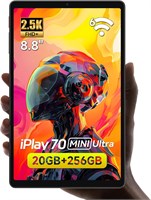 Планшет ALLDOCUBE iPlay 70 mini Ultra (8,8 дюймов, Snapdragon 7+Gen3) - 144 Гц, дисплей 2.5K, 20 ГБ + 256 ГБ/TF 1 ТБ, Android 14, 5+13 МБ, 2 динамика DTS, Wi-Fi 6, Bluetooth 5.4, аккумулятор 7300 мАч PD 20 Вт 1000020804