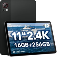 Планшет DOOGEE T30S 11 дюймов, 16 ГБ + 256 ГБ/1 ТБ TF, восьмиядерный процессор, разрешение 2.4K, аккумулятор 8580 мАч, 4G-LTE, Android 13, Bluetooth 5.0 + Wi-Fi 2.4G/5G, 13 МП + 8 МП, GPS, Type-C, металлический корпус - черный 1000020825