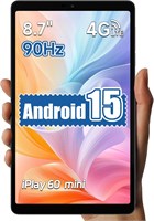 Планшет ALLDOCUBE iPlay 60 Mini Tablet 8.7 дюймов IPS (Android 15, 90 Гц, Unisoc T606, 12 ГБ ОЗУ, 64 ГБ ПЗУ, 4000 мАч, WiFi + LTE + Bluetooth, GPS, Widevine L1, 2 динамика) 1000020863