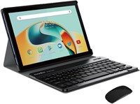 Планшетный компьютер Modio M 32 5G на базе Android, 10,1-дюймовый HD-экран, беспроводная клавиатура и мышь, 12 ГБ оперативной памяти и 512 ГБ встроенной памяти, аккумулятор 6000 мАч (серый). 1000020885