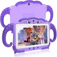 Детский планшет 7 дюймов, планшет для детей от 3 до 14 лет, Android, детский планшет с чехлом, 2 ГБ + 32 ГБ памяти, блокировка от детей, сертифицирован GMS, планшет для малышей с Wi-Fi, двойная камера, Google Play Store для девочек. 1000021106