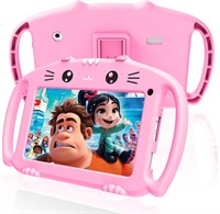 Детский планшет для детей, 7 дюймов, Android, Wi-Fi, 32 ГБ ПЗУ, двойная камера, родительский контроль. Планшет для детей от 3 до 14 лет (розовый). 1000021113
