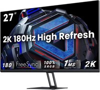 Игровой монитор Xiaomi 2K G27Qi, QHD 2560x1440, Fast IPS, 180 Гц 1 мс, AMD Freesync, 100% sRGB, угол обзора 178°, 2 HDMI 2.0 DP 1.42, черный 1000021519