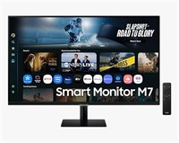 32-дюймовый смарт-монитор Samsung M7 M70F (искусственный интеллект и интеллектуальные функции), разрешение 4K (3840 x 2160), частота обновления 60 Гц, USB Type-C, простая подставка, для развлечений и работы, LS32FM702UMXUE 1000021537
