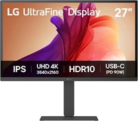 Монитор LG UltraFine 27U730A-B — 27-дюймовый IPS-дисплей с разрешением 4K UHD, частотой обновления 60 Гц, временем отклика 5 мс GtG, поддержкой HDR10, функциями защиты зрения, встроенными динамиками, HDMI, DisplayPort, USB-C с поддержкой Power Delivery 90 1000021538