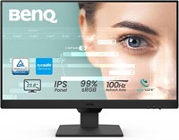 Игровой монитор BenQ GW2490 100 Гц, 24 дюйма, Full HD 1920x1080p | IPS | Технология защиты зрения | Снижение уровня синего света | Антибликовое покрытие | Адаптивная яркость | Встроенные динамики | DisplayPort | HDMI x 2 1000021548