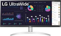 LG Electronics UltraWide Monitor 29WQ600, 29 дюймов, 1080p, 100 Гц, 1 мс MBR, IPS-дисплей, цветовой охват sRGB 99%, HDR 10, USB Type-C, AMD FreeSync, HDMI, 2 стереодинамика по 7 Вт, эргономичный дизайн 1000021604