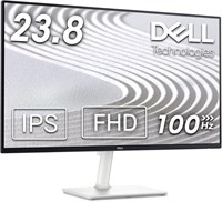 Монитор DELL S2425H 24 дюйма Full HD (1920x1080), 100 Гц, IPS, 4 мс, 99% sRGB, встроенные динамики, ультратонкая рамка, 2 разъема HDMI, 3-летняя гарантия, белый. 1000021610