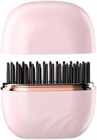 Мини-выпрямитель для волос, портативный выпрямитель-щетка для волос, мини-выпрямитель-щетка с подогревом и 3 режимами нагрева, перезаряжаемый, легкий, инструмент для укладки волос. 1000022113