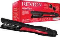 Выпрямитель для волос Revlon RVDR5330ARB One Step Air Straightener, 2-в-1: от влажных волос до естественной прямой укладки за один шаг, сохраняет 100% увлажненность - черный. 1000022196