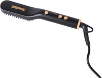 Щетка для выпрямления волос Geepas - GHBS86066 | Гладкая, как расческа, конструкция для волос и бороды, температура от 120 до 200 градусов Цельсия | Идеально подходит для салонной и домашней укладки 1000022200