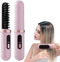 Беспроводная щетка-выпрямитель для волос BIGTHREE, 4 уровня температуры, перезаряжаемая, портативная, с функцией подогрева (Type-C), защита от ожогов, быстрый нагрев за 30 секунд, подходит для всех типов причесок. 1000022214