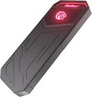 Внешний SSD-накопитель KingSpec 1 ТБ, скорость до 2100 МБ/с, RGB-подсветка, USB 3.2 Gen2x2, совместимость с мобильными телефонами/PS4/ноутбуками/телевизорами/ПК 1000022361